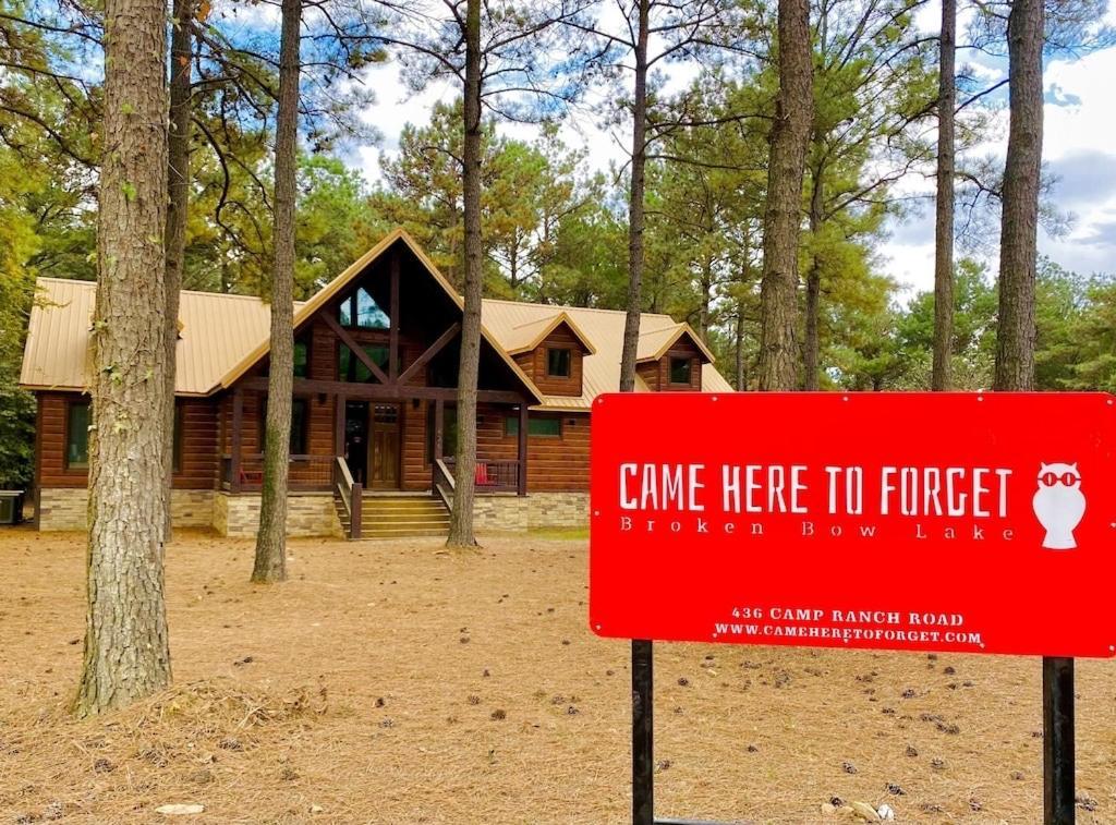 Came Here To Forget Cabin Broken Bow Εξωτερικό φωτογραφία